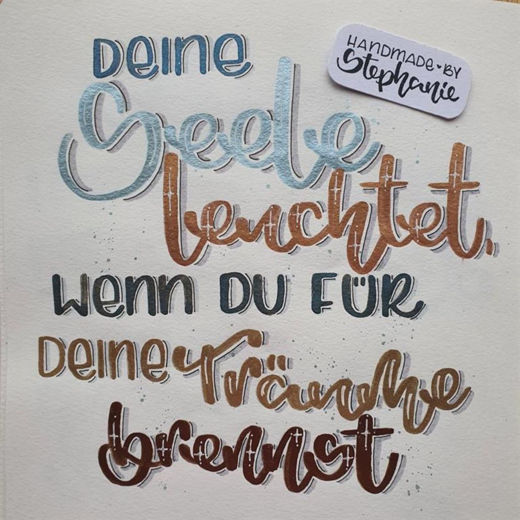 Lettering-Kunstwerk